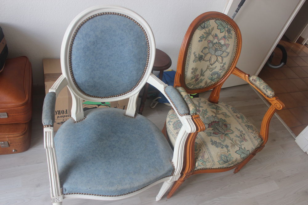 Fauteuil m&eacute;daillon style Louis XVI Meubles