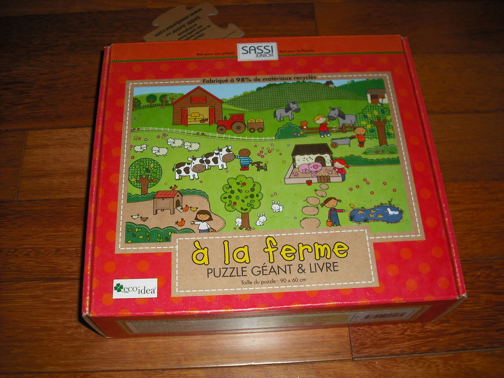 Valisette puzzle "A la ferme" (&agrave; partir de 3 ans) Neuve Jeux / jouets