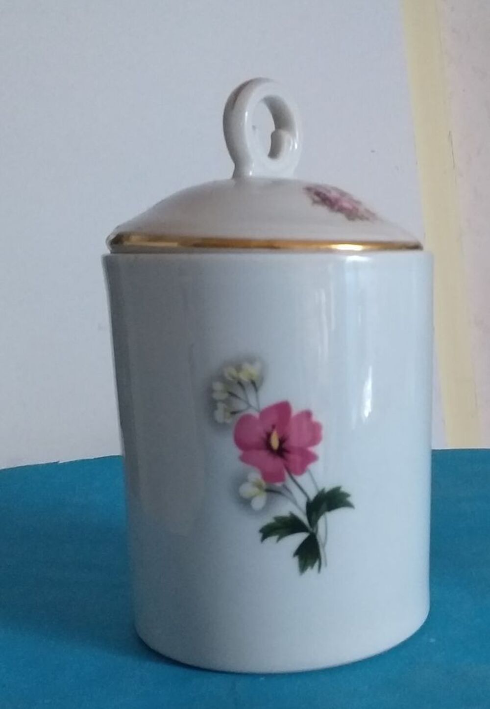 POT COUVERT / Bonbonniere / porcelaine de Limoges GOUMOT LABESSE Décoration