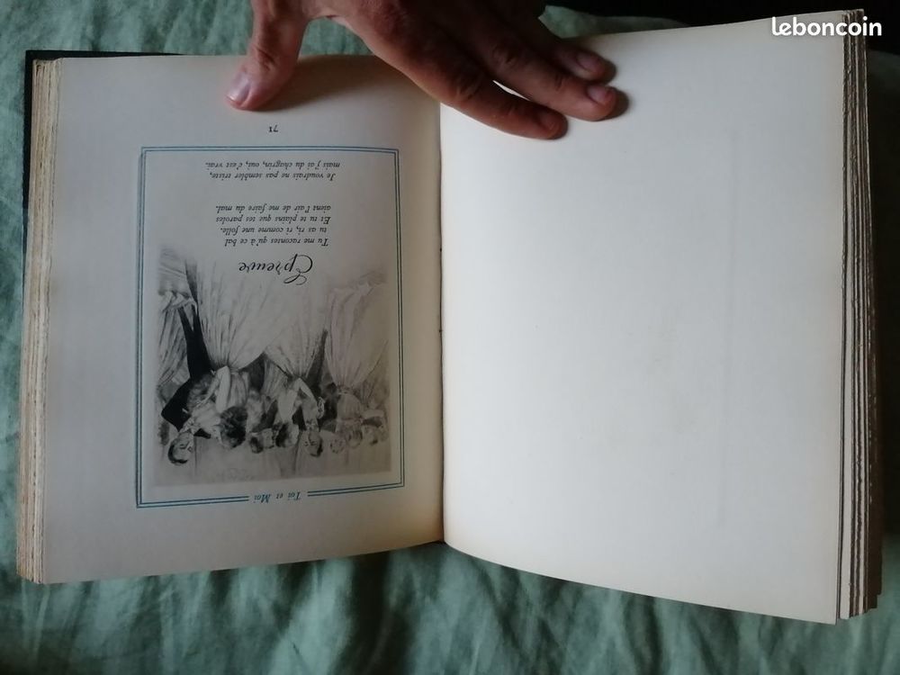 toi et moi paul geraldy b&eacute;cat dessein gravure romantisme Livres et BD