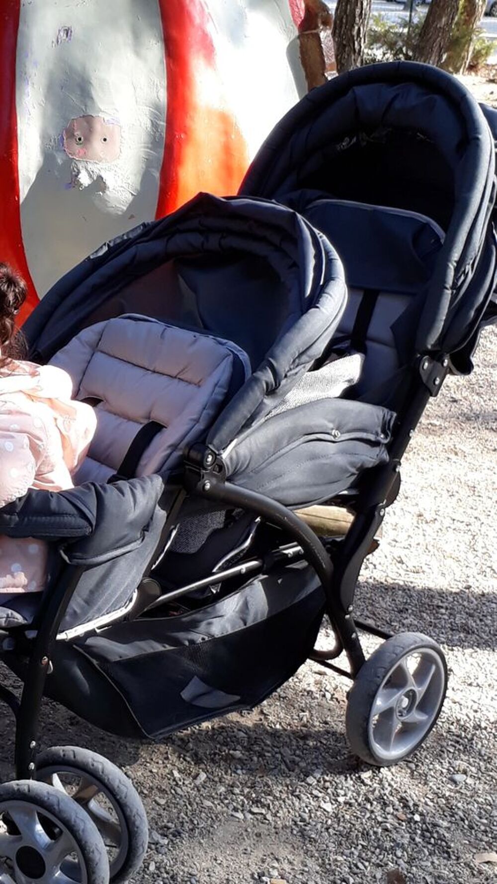 Poussette double Puériculture