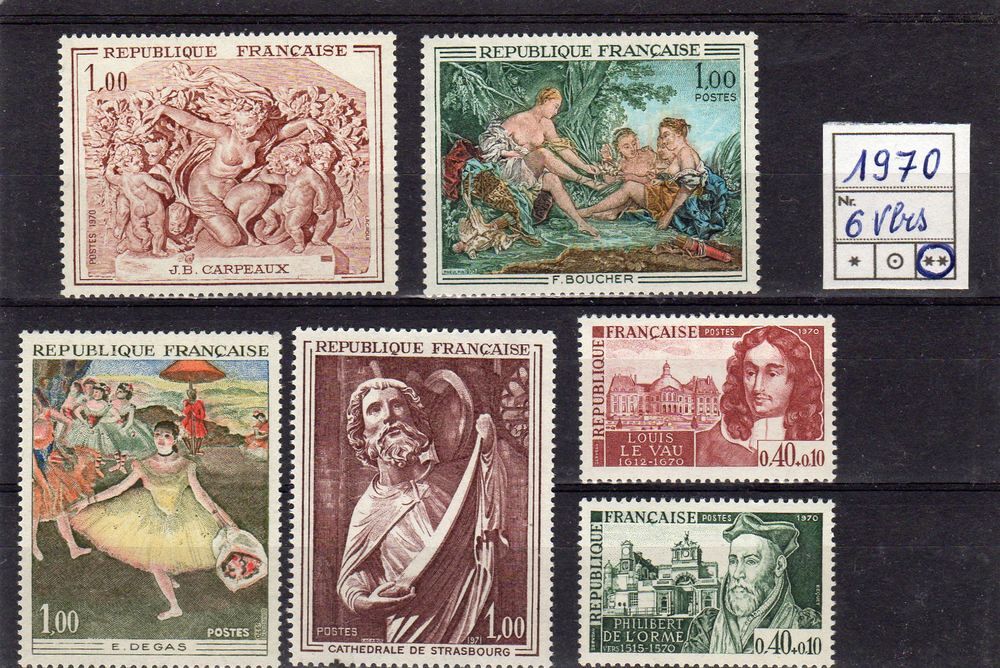  TIMBRE DE FRANCE
1970 .. 