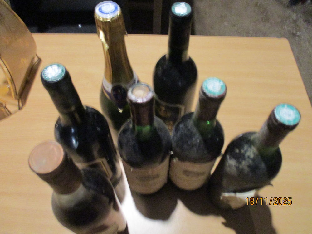 7 Bouteilles HENRI MAIRE DE 1989 &agrave; 2004 