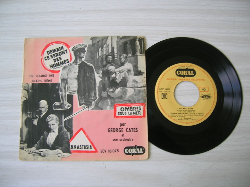 EP GEORGE CATES Demain ce seront des hommes/Ombres sous la m CD et vinyles