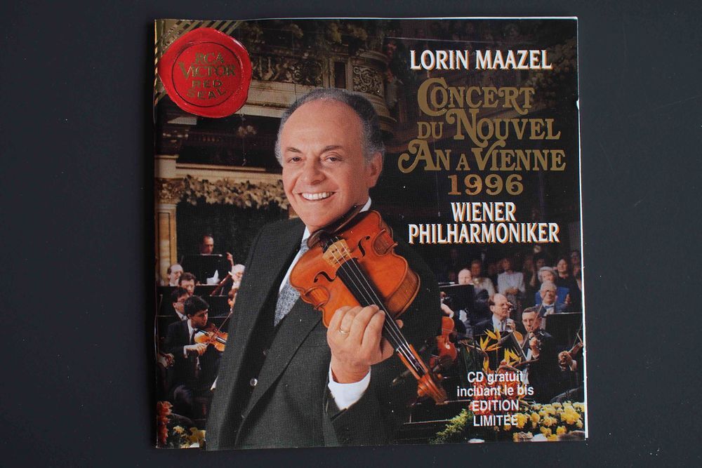 Concert du nouvel an &agrave; Vienne 1996, CD et vinyles