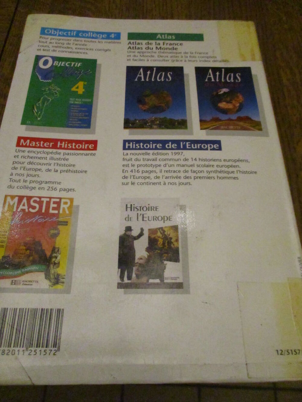 HISTOIRE 4&egrave; GEOGRAPHIE de Bouvet Chris.et LAMBIN Jean-M Livres et BD