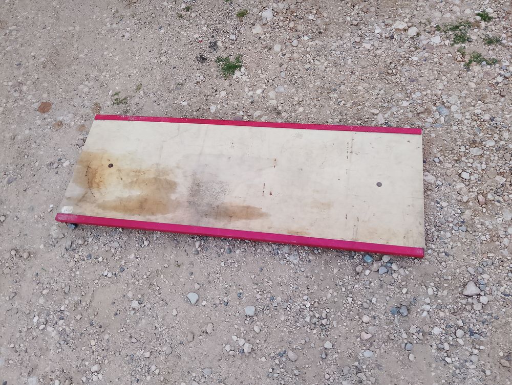 &eacute;chafaudage roulant plateau bois structure tubulaire acier Bricolage
