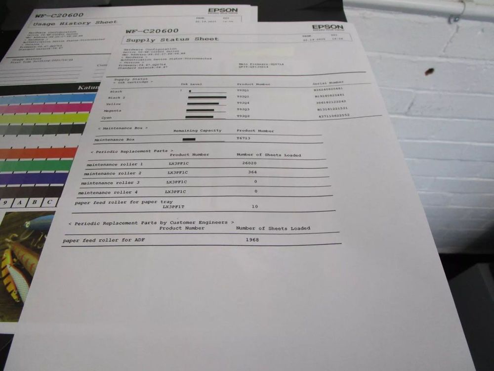 Imprimante Epson workforce wf-c20600 Matériel informatique