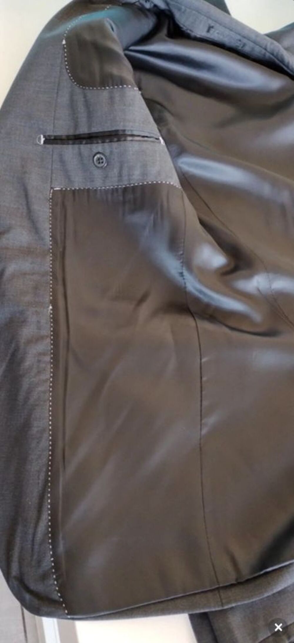 Ensemble de Costume Gris - Brice - 96 % Laine &amp; 4% Lycra Vêtements