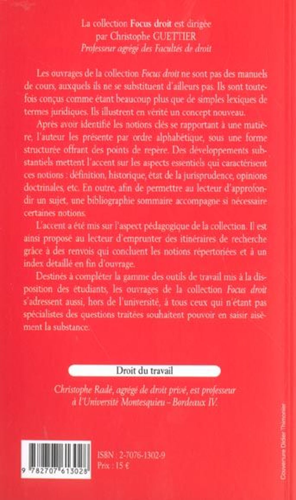 Droit du travail Livres et BD