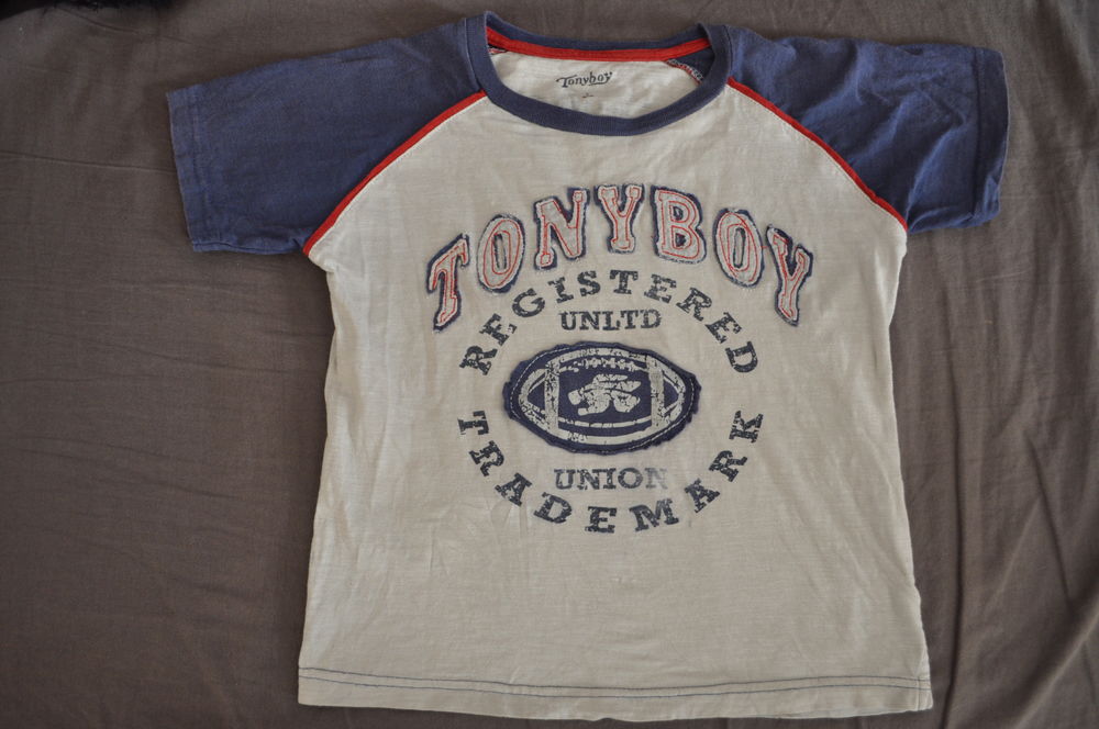 Tee-shirt manches courtes Tony Boy 8 ans Vtements enfants