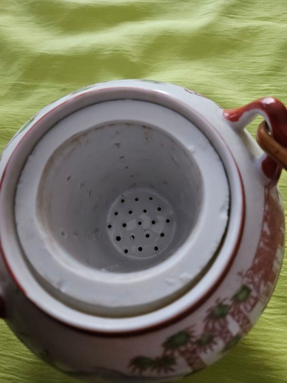 Th&eacute;i&egrave;re japonaise vintage en porcelaine Tr&egrave;s bon &eacute;tat&middot; Décoration