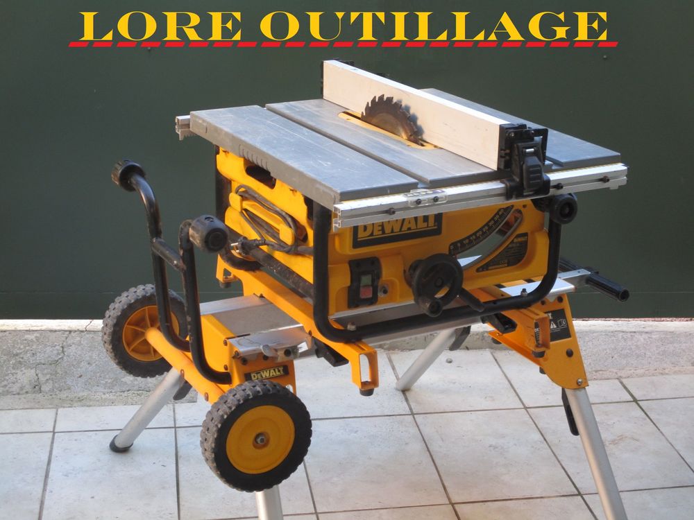 DeWALT DW745 + DE7400 Bricolage