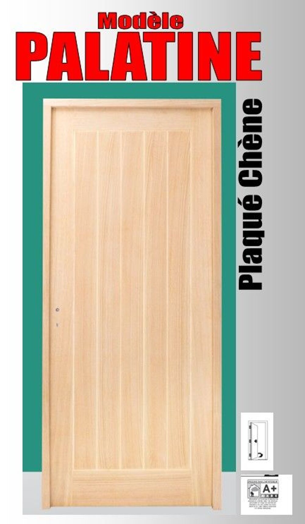 PORTE bloc D'INTERIEUR &Acirc;me pleine Bricolage