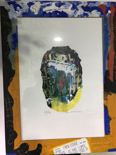 Peinture  Michel Tombereau sign�e 1 Nimes (30)