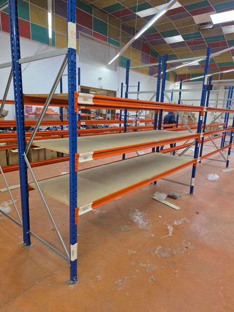 RACKS ÉTAGÈRES INDUSTRIELS  Stockage Rayonnage - d'Occasion Excellent état 530 Saint-Porquier (82)