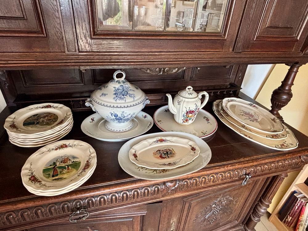Lot vaisselle obernai, sarreguemines, villeroy &amp; bosch
Décoration