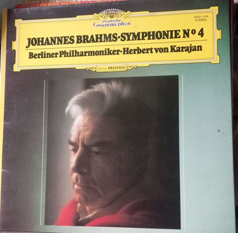 JOHANNES BRAHMS /SYMPHONIE NO 4 / DISQUE VYNIL 33 TOURS / Pont-Audemer (27)