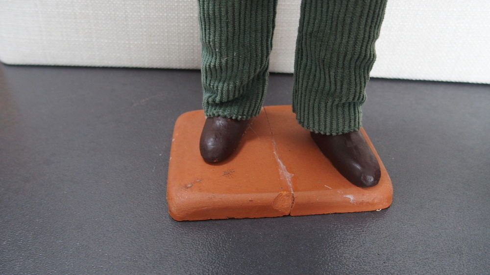SANTON DE PROVENCE CLAUDE CARBONEL - HOMME PANIER (22 cm) 