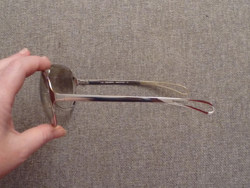 Lunettes de Soleil Vintage M&eacute;tal Argent&eacute;- Yves Saint Laurent Bijoux et montres