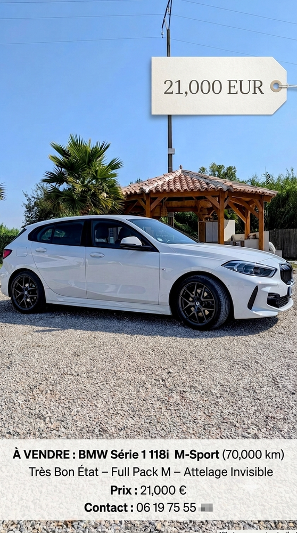 S&eacute;rie 1 118i 136 ch M Sport 2021 occasion 13100 Aix-en-Provence