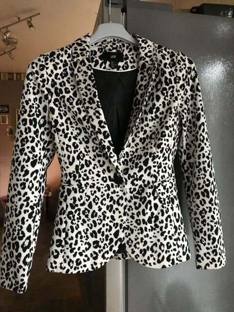 jolie veste imprime lopard blanc  10 Calas (13)