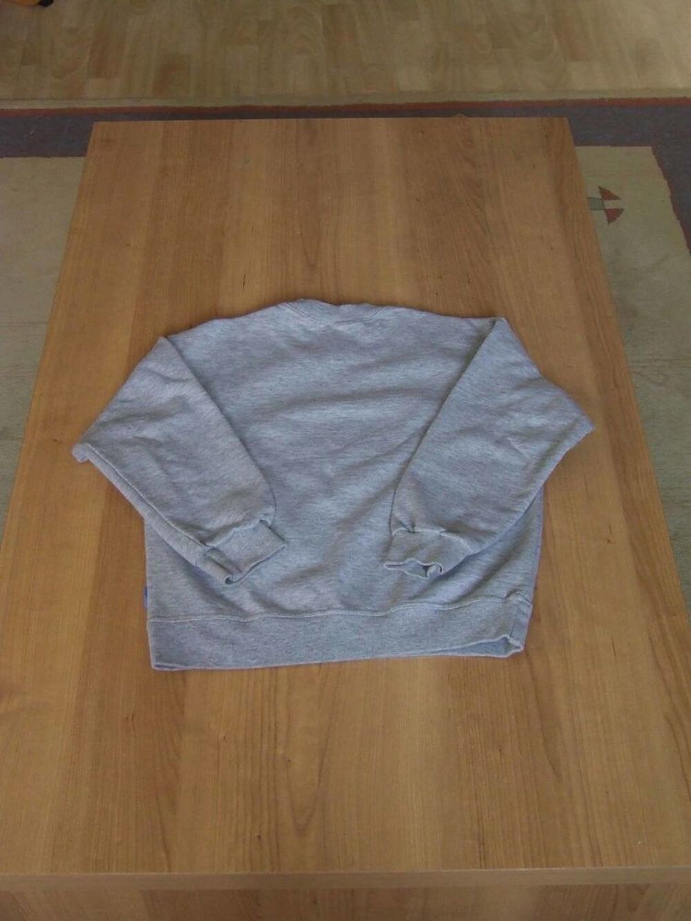 Sweat col rond, DECATHLON, Gris chin&eacute;, 6&nbsp;ans, TBE Vêtements enfants