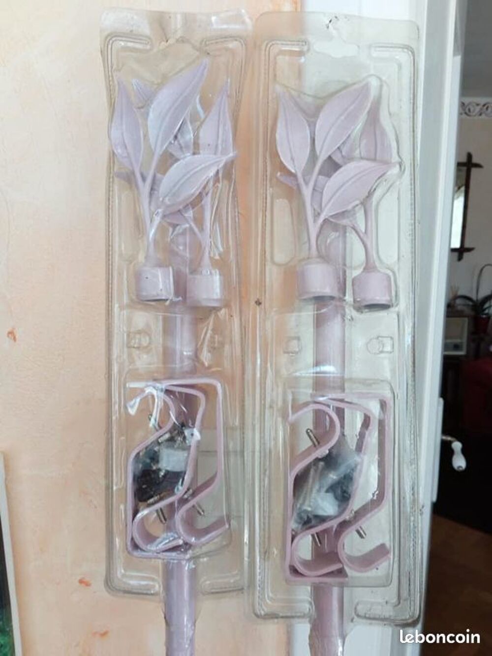 LOT DE 2 barres &agrave; rideaux neuves Décoration