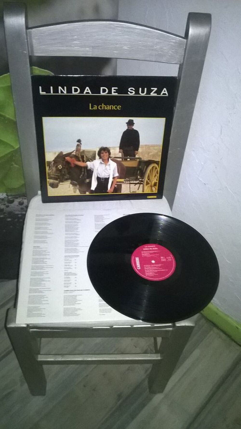 Vinyle Linda De Suza
La Chance
1984
Excellent etat
Un Jo CD et vinyles