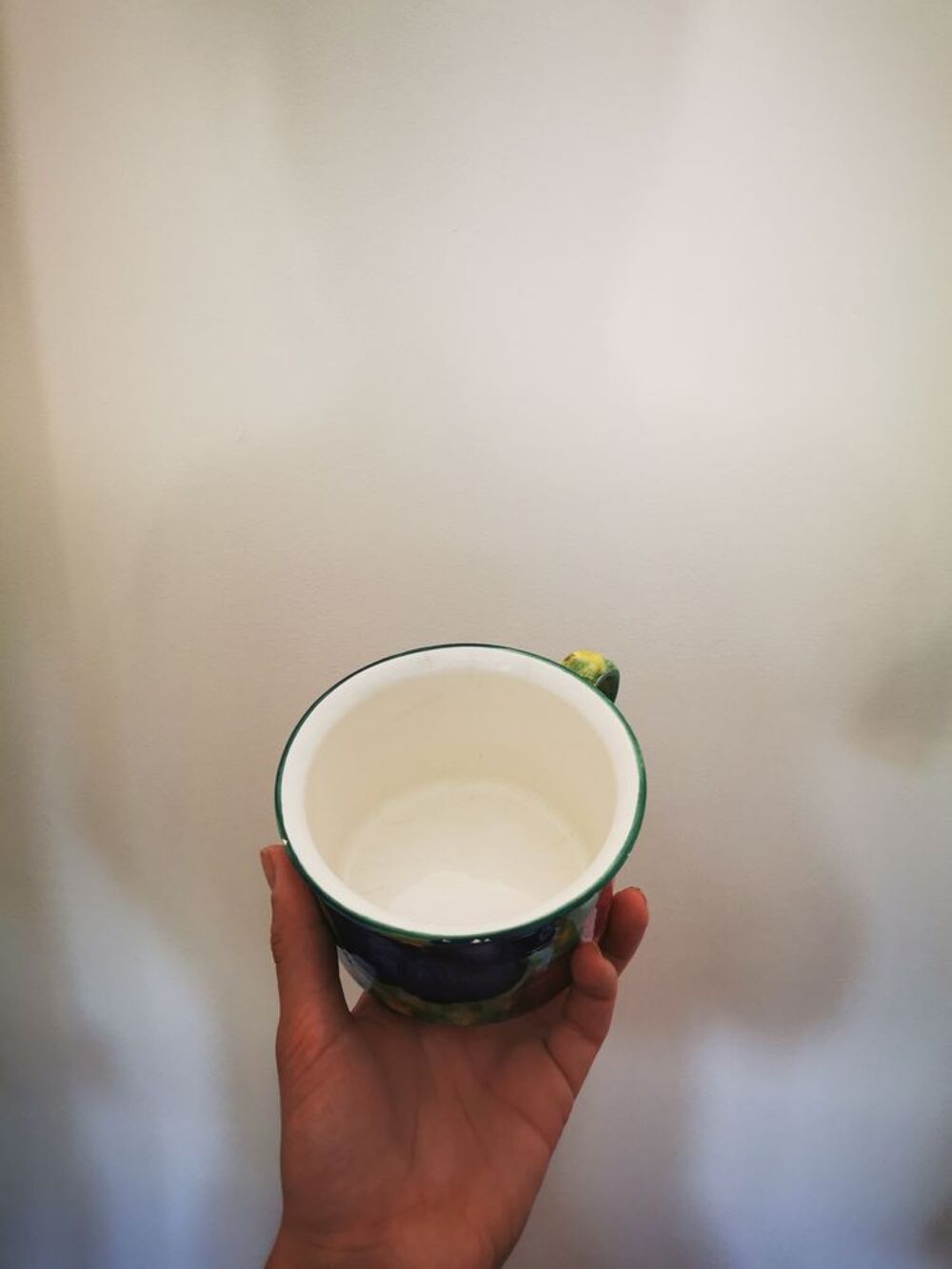 Assiette et tasse motif fleur Cuisine