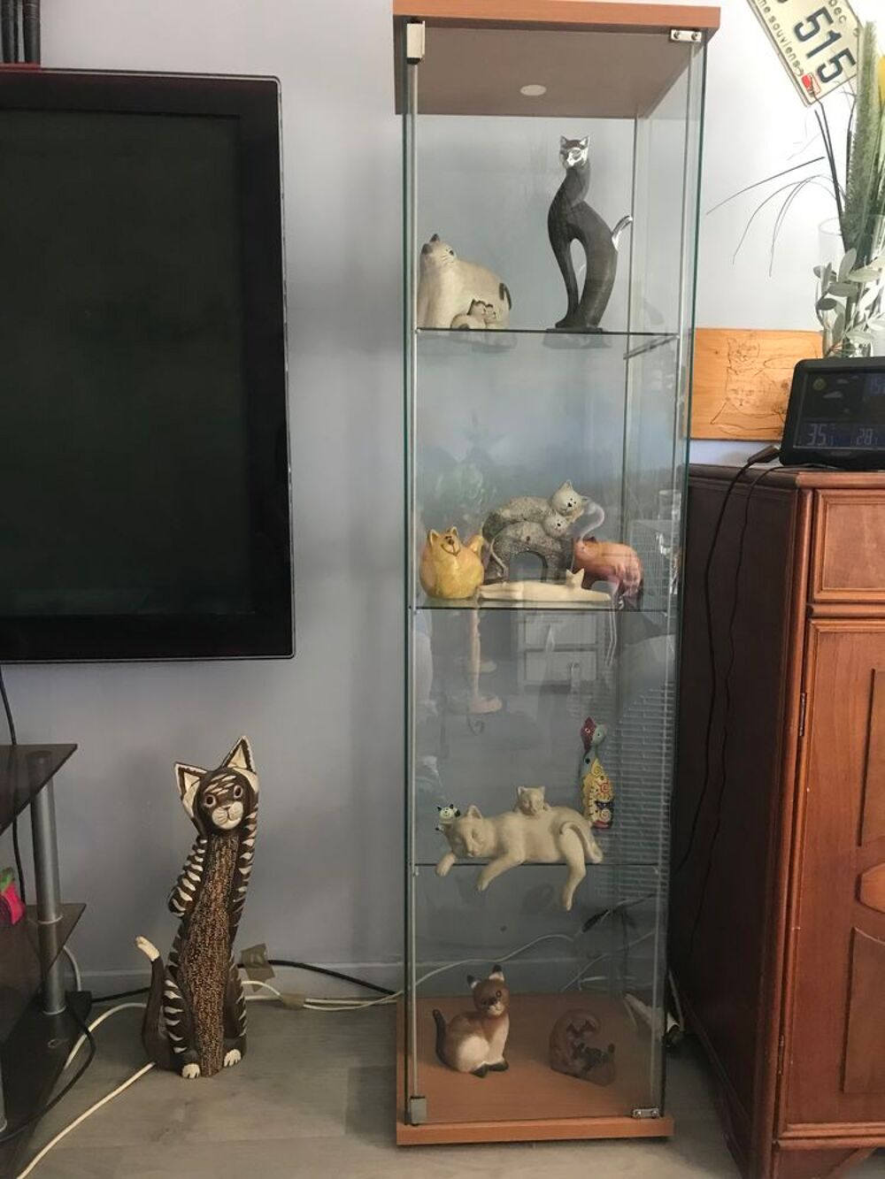 grande vitrine en verre Meubles