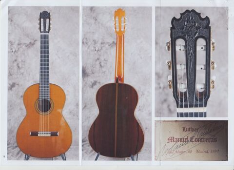 GUITARE-CLASSIQUE- 4/4- Manuel CONTRERAS 1991. 8350 Saint-Nazaire (44)