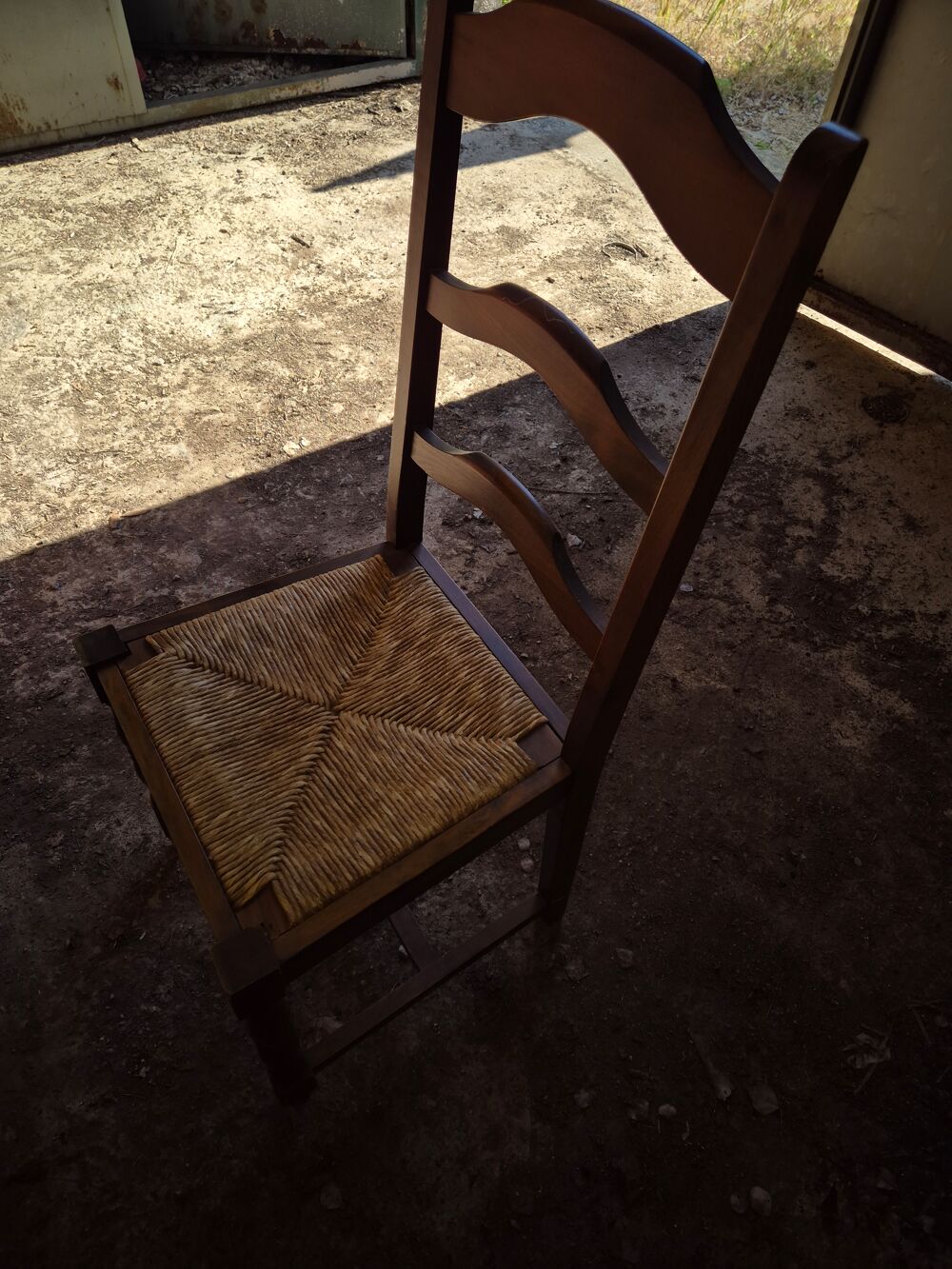 Table avec 6 chaises ch&ecirc;ne Meubles