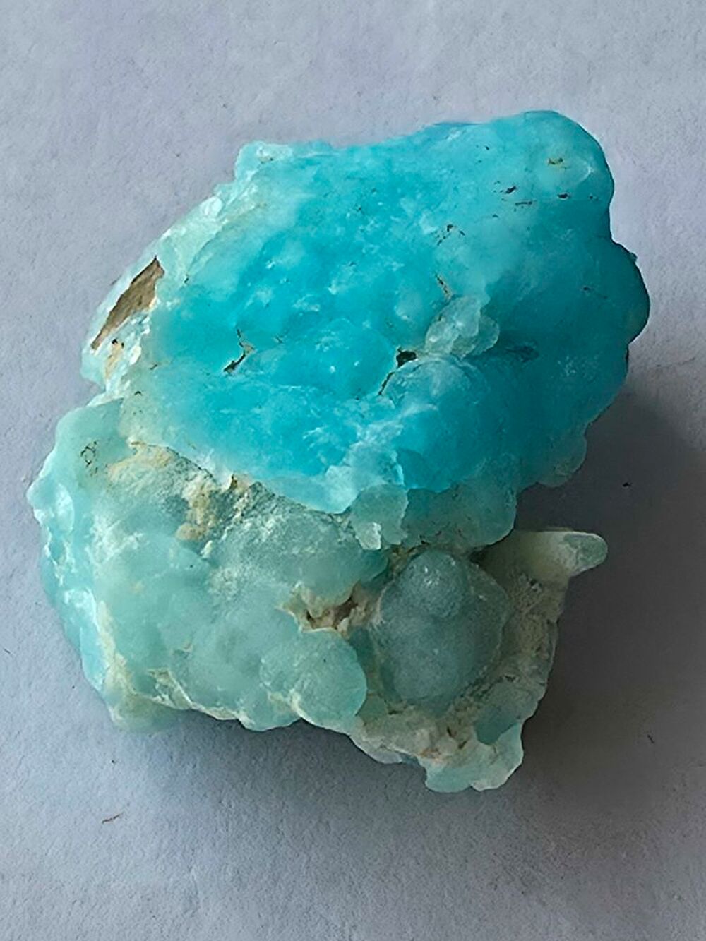 H&eacute;mimorphite Bleue Mamelonn&eacute;e du Congo-Pierre de Collection 