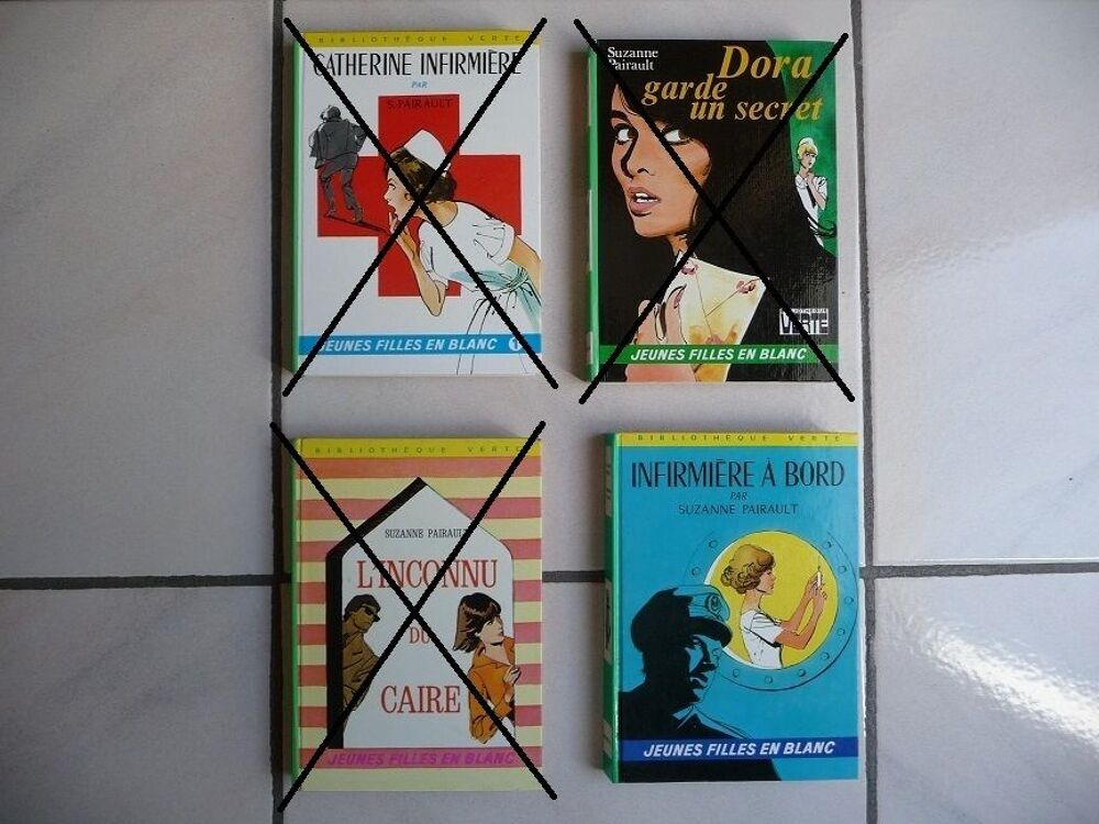 4 livres s&eacute;rie Jeunes filles en blanc Livres et BD
