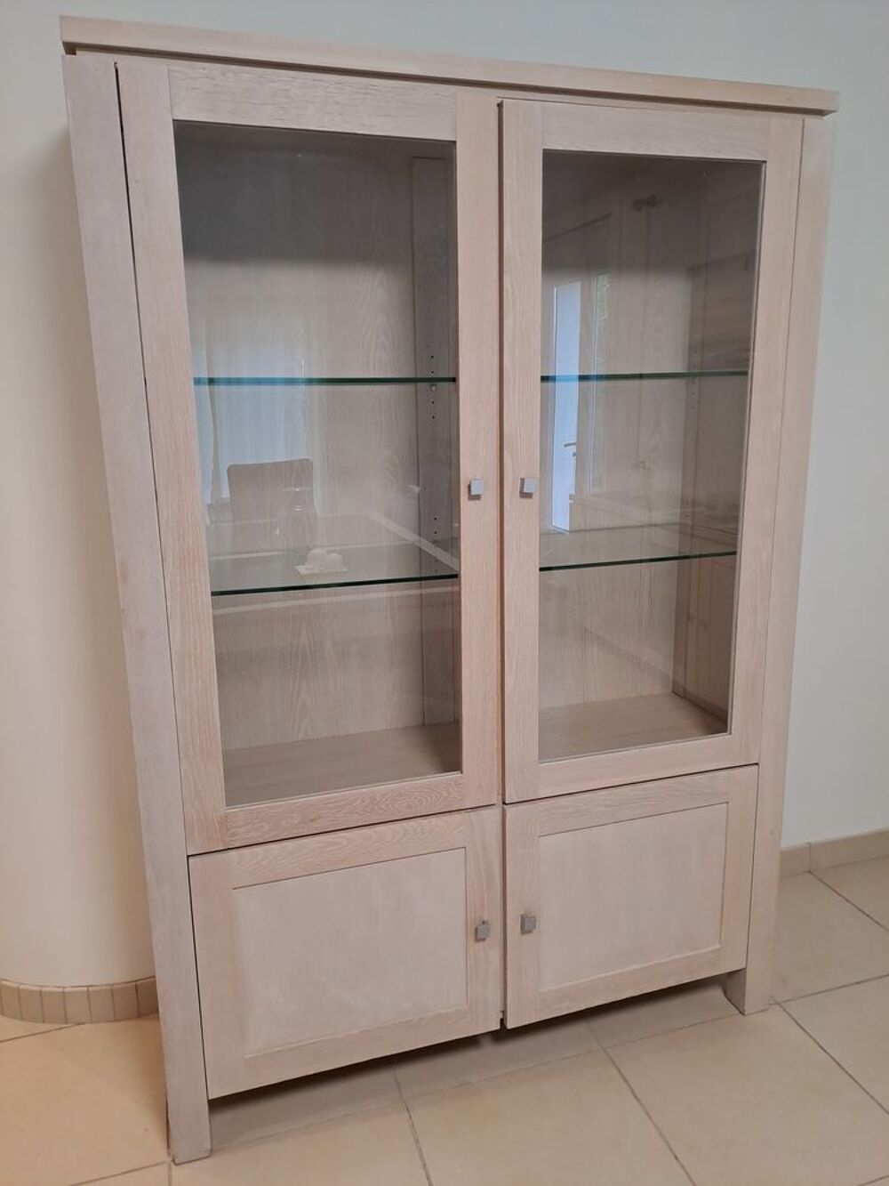 Vaisselier contemporain en ch&ecirc;ne 4 portes Meubles