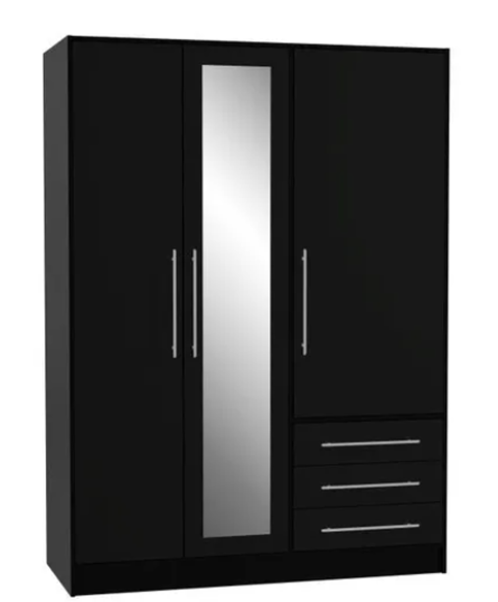Armoire 3 portes battantes avec miroir Meubles