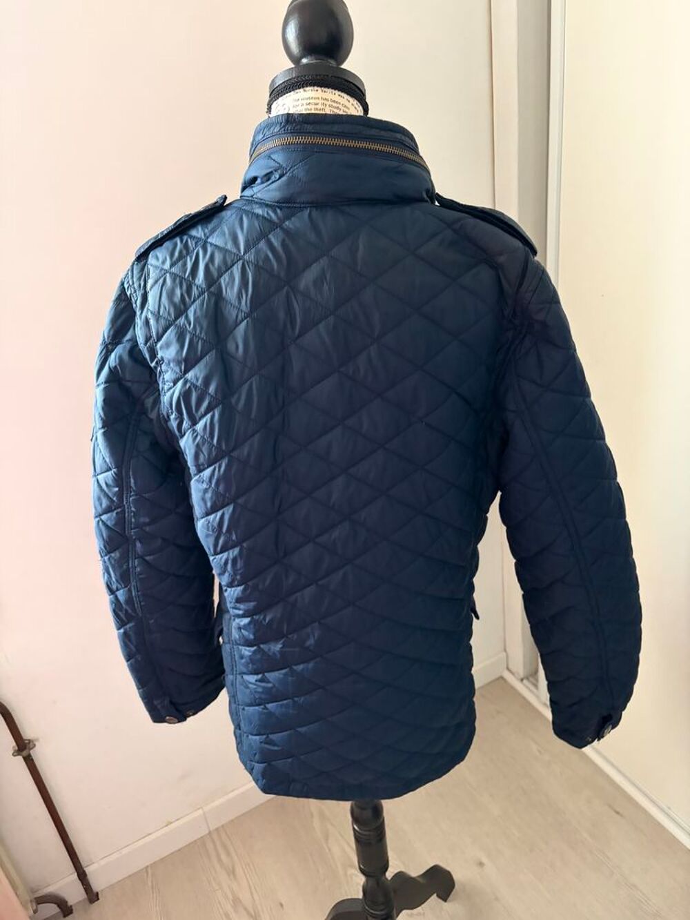 ? Veste Matelass&eacute;e GANT Quilted 4 Pocket ? Bleu Marine Vêtements
