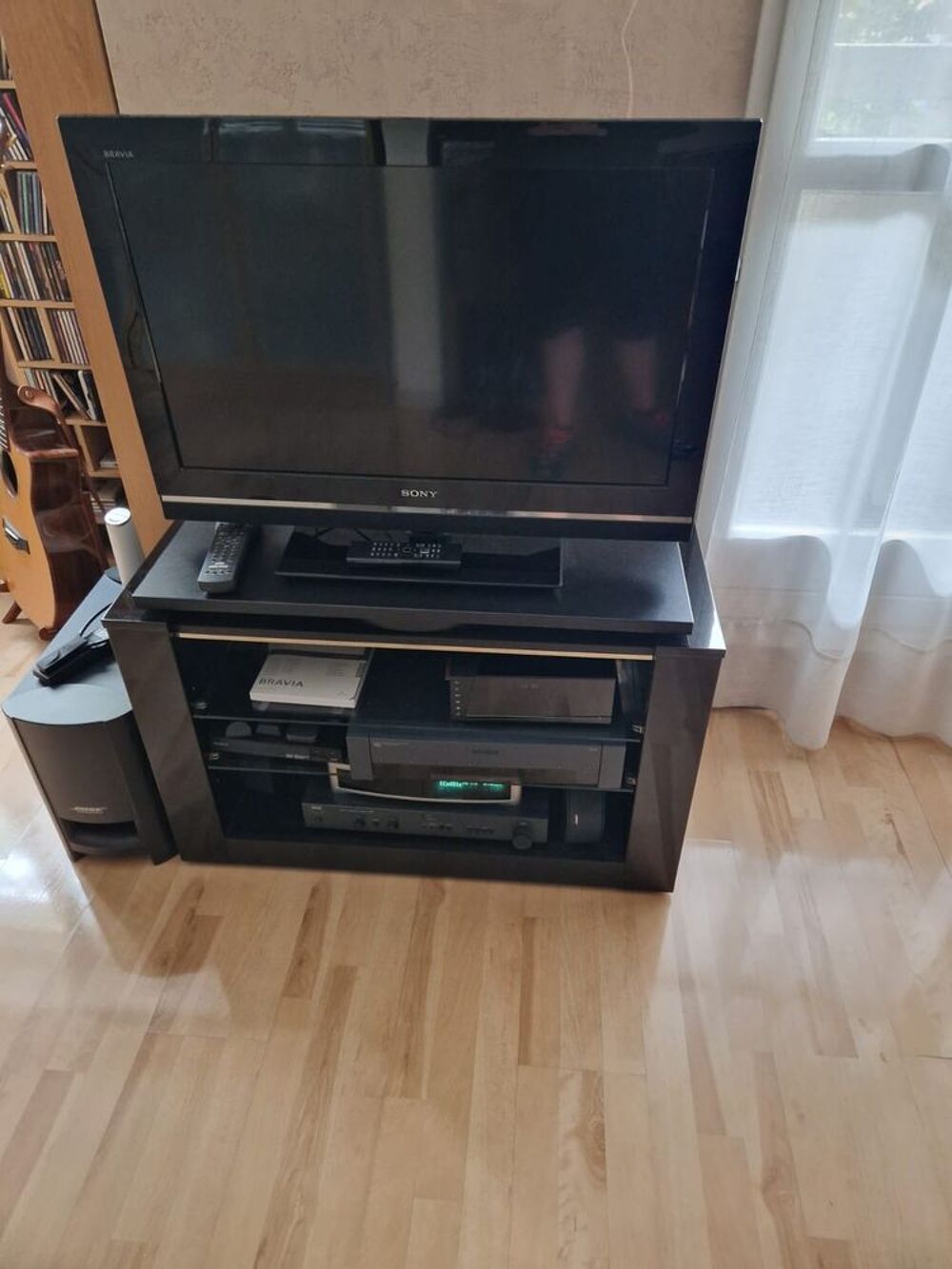 Meuble T&eacute;l&eacute; Vintage de marque Gisan T&eacute;l&eacute; Philips Audio et hifi