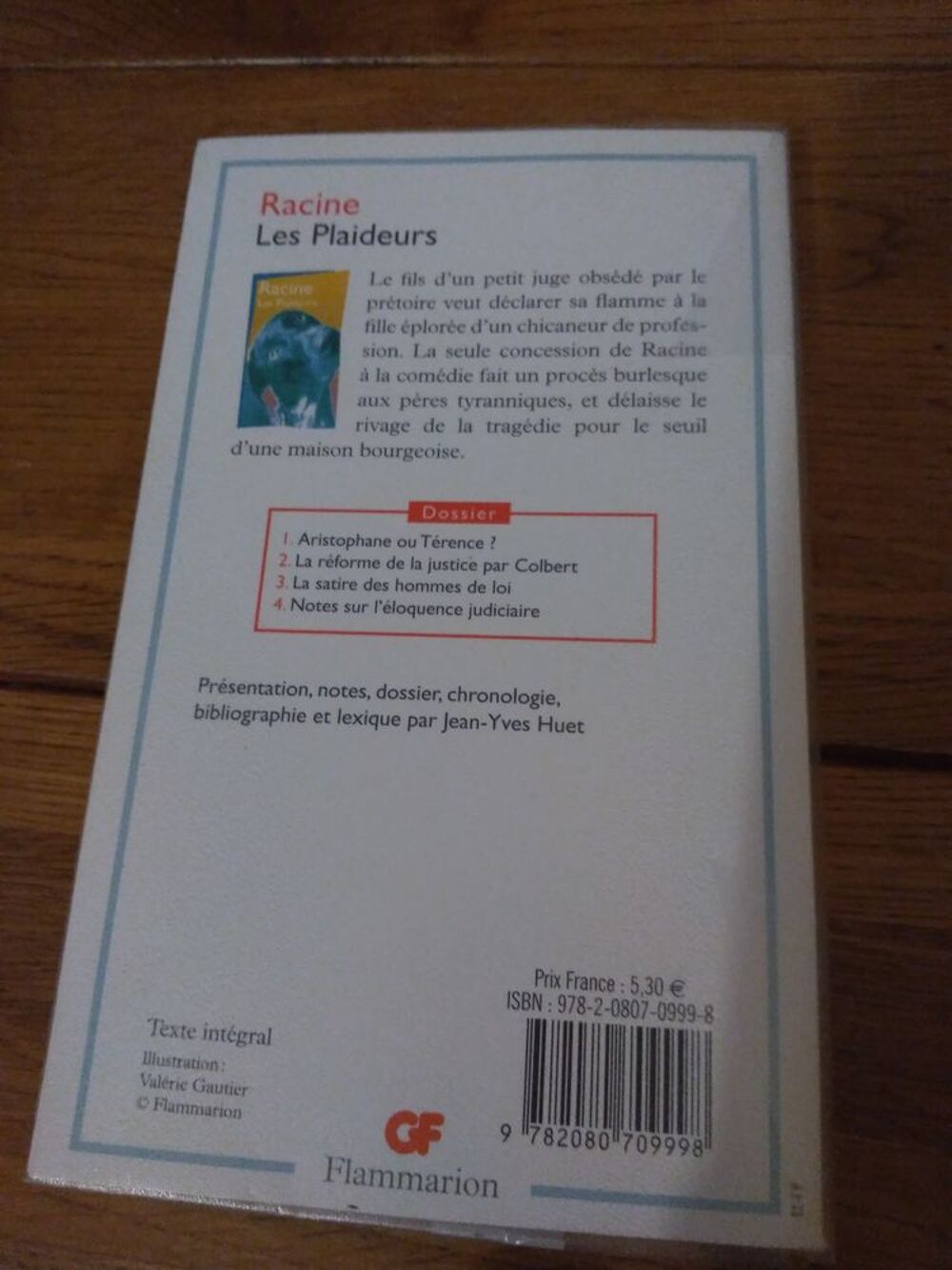 Les Plaideurs - Racine Livres et BD