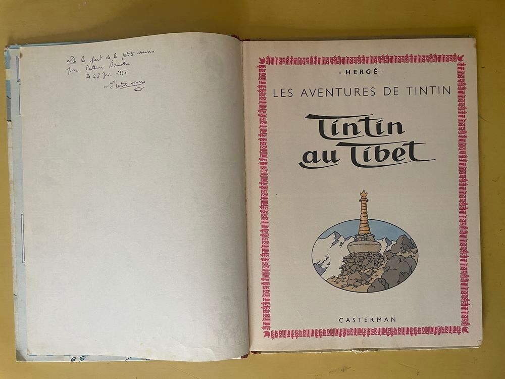 BD les aventures de Tintin Tome20 TINTIN AU TIBET B201960 Livres et BD