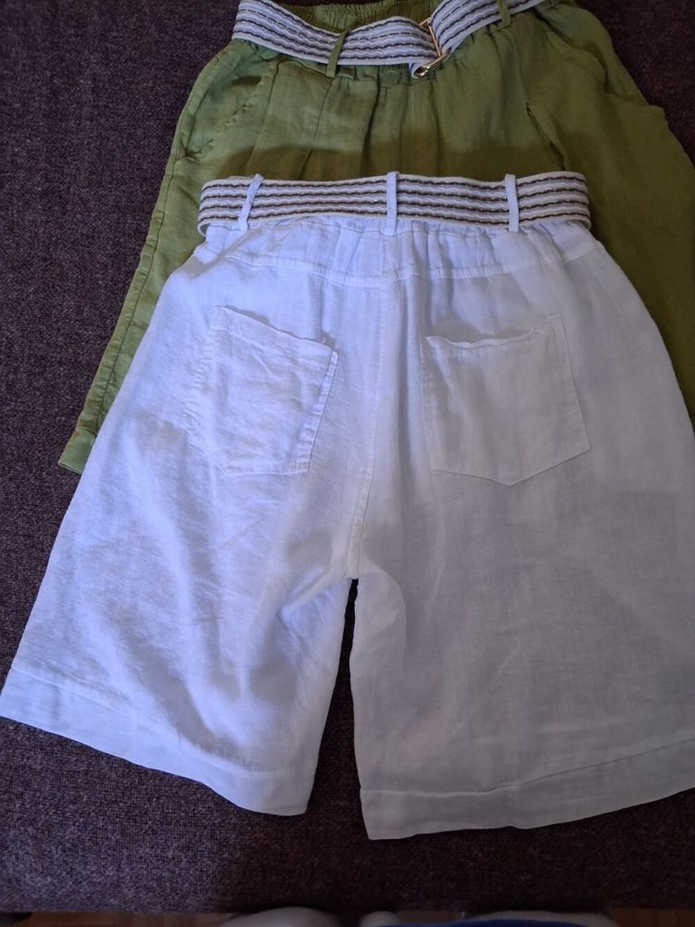 Lot de 2 bermudas femme Vêtements
