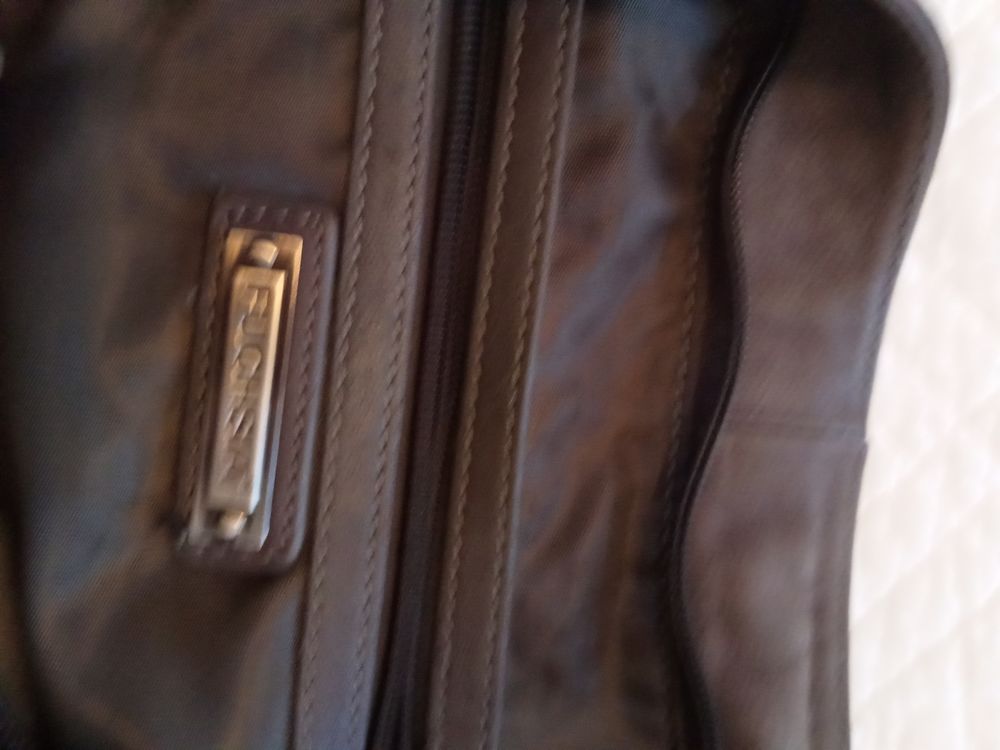 Sac en cuir gris Maroquinerie