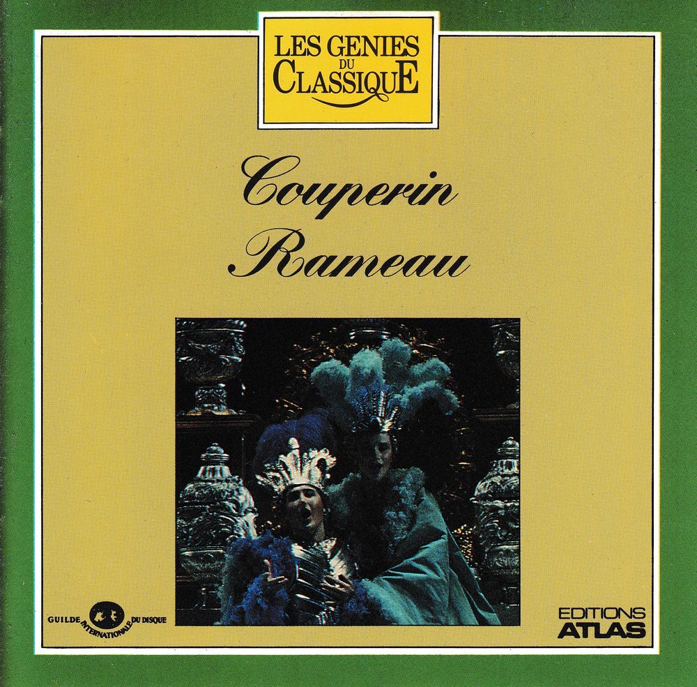 CD Couperin Rameau Concerts Royaux, Indes Galantes, Plat&eacute;e CD et vinyles