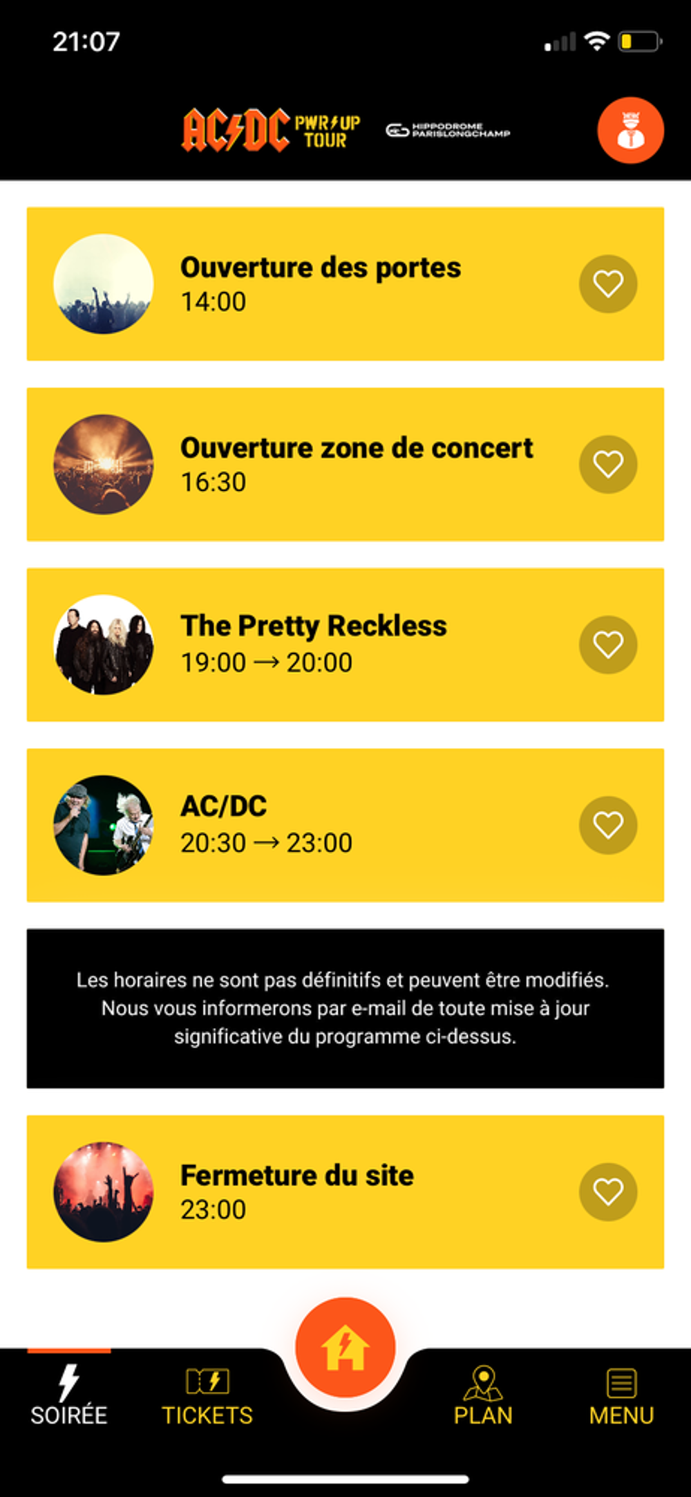 ACDC 2 billets fosse OR pour Paris Longchamp. Billetterie