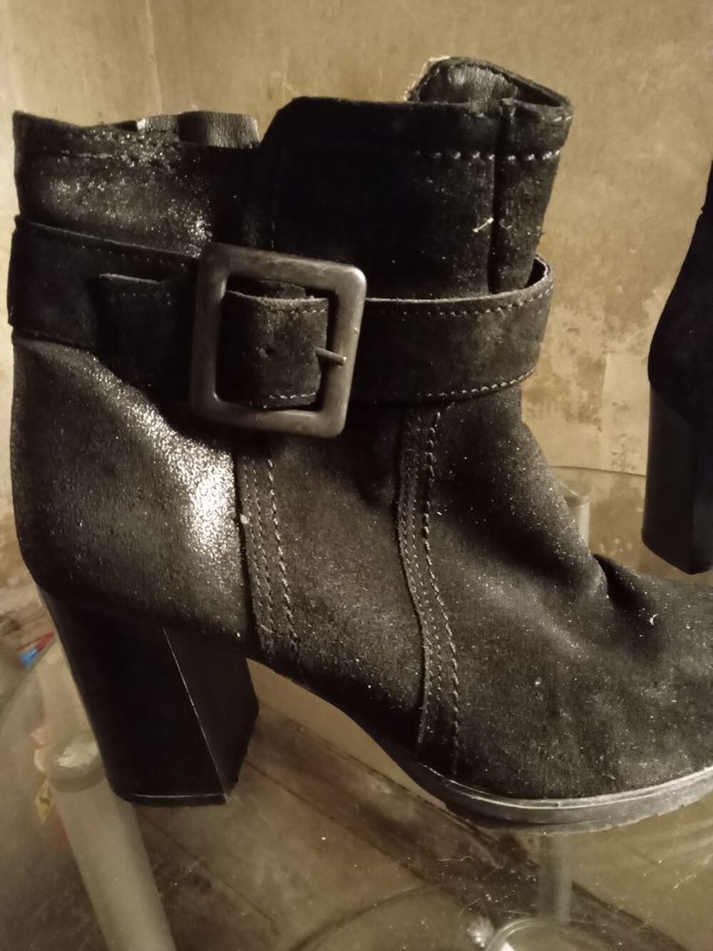 Bottines &agrave; talons femmes T.38 Chaussures