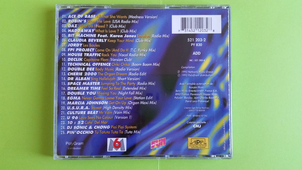 DANCE MACHINE CD et vinyles