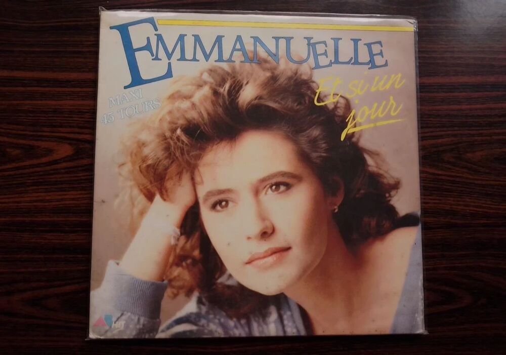 EMMANUELLE (Emmanuelle Mottaz) RARE VINYL MAXI 45 TOURS "ET CD et vinyles