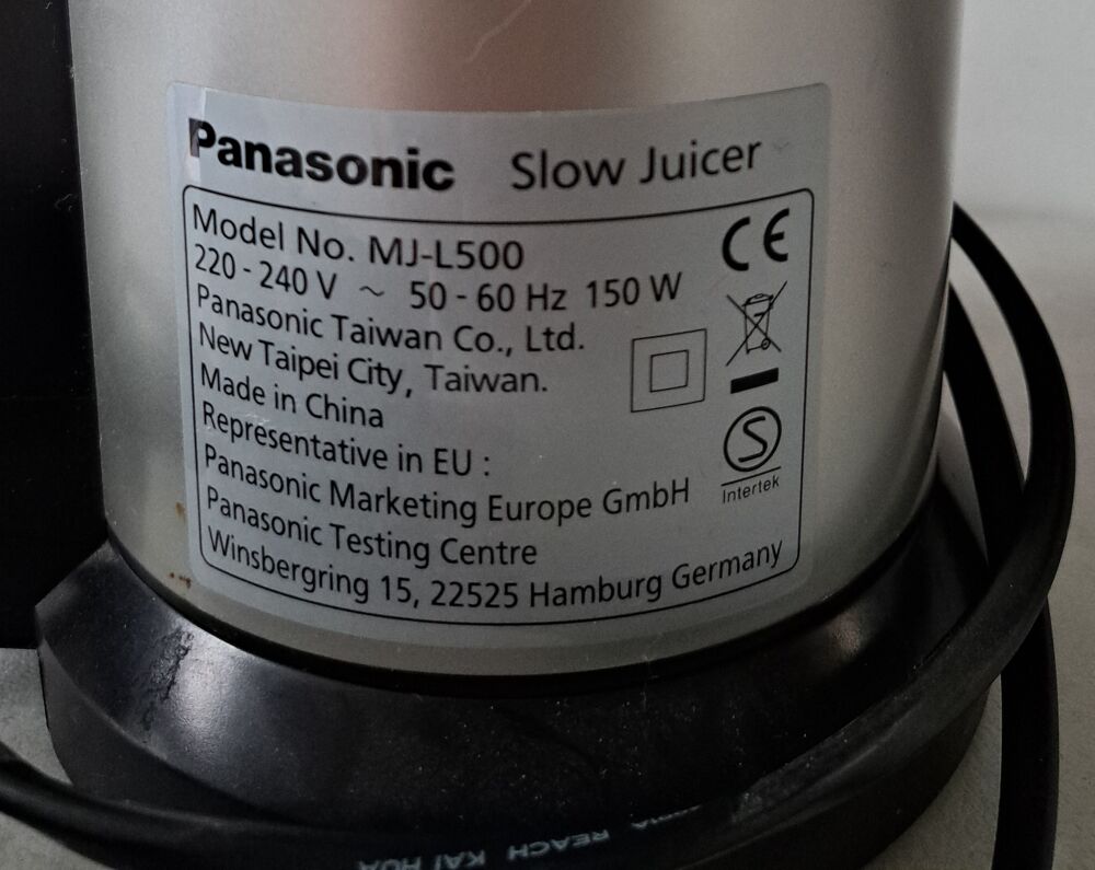 Extracteur de jus Panasonic Electroménager