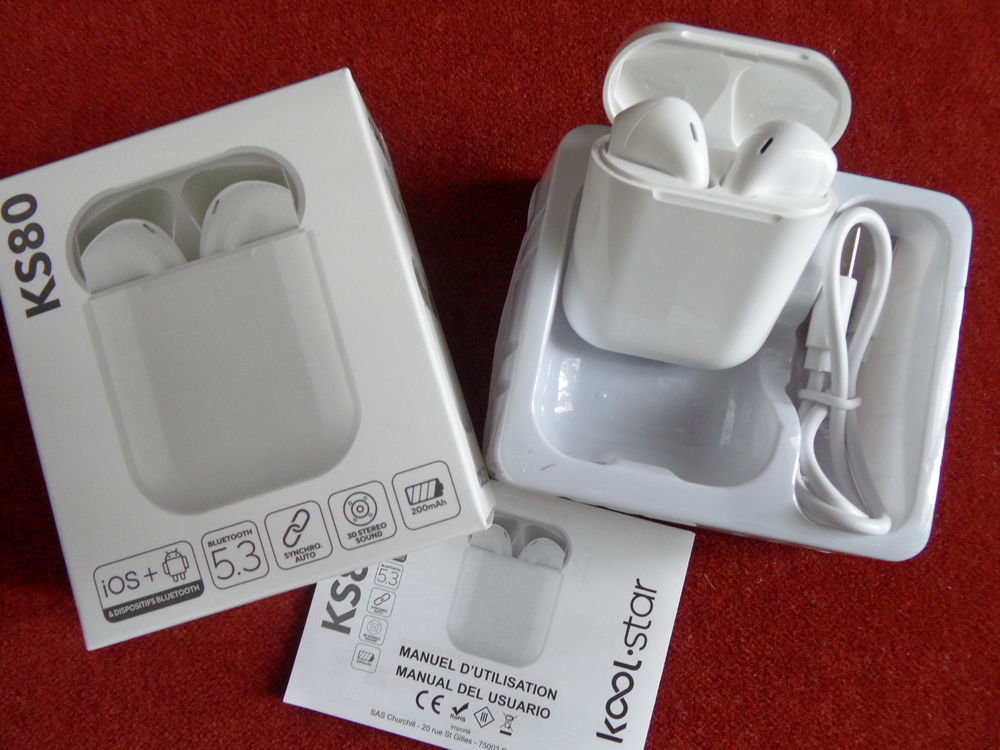  Ecouteurs sans fil KS80 Kool.star Audio et hifi